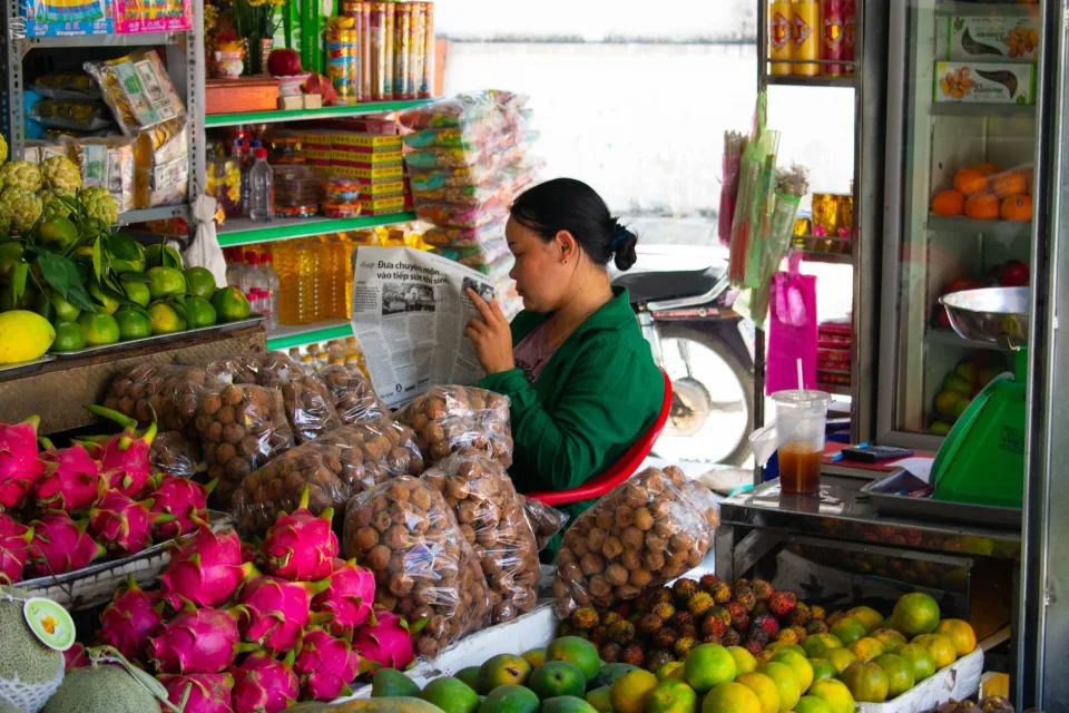 Cửa hàng tạp hoá của Võ Thị Hoa