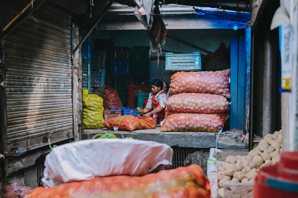 Rau củ trong ngăn mát
